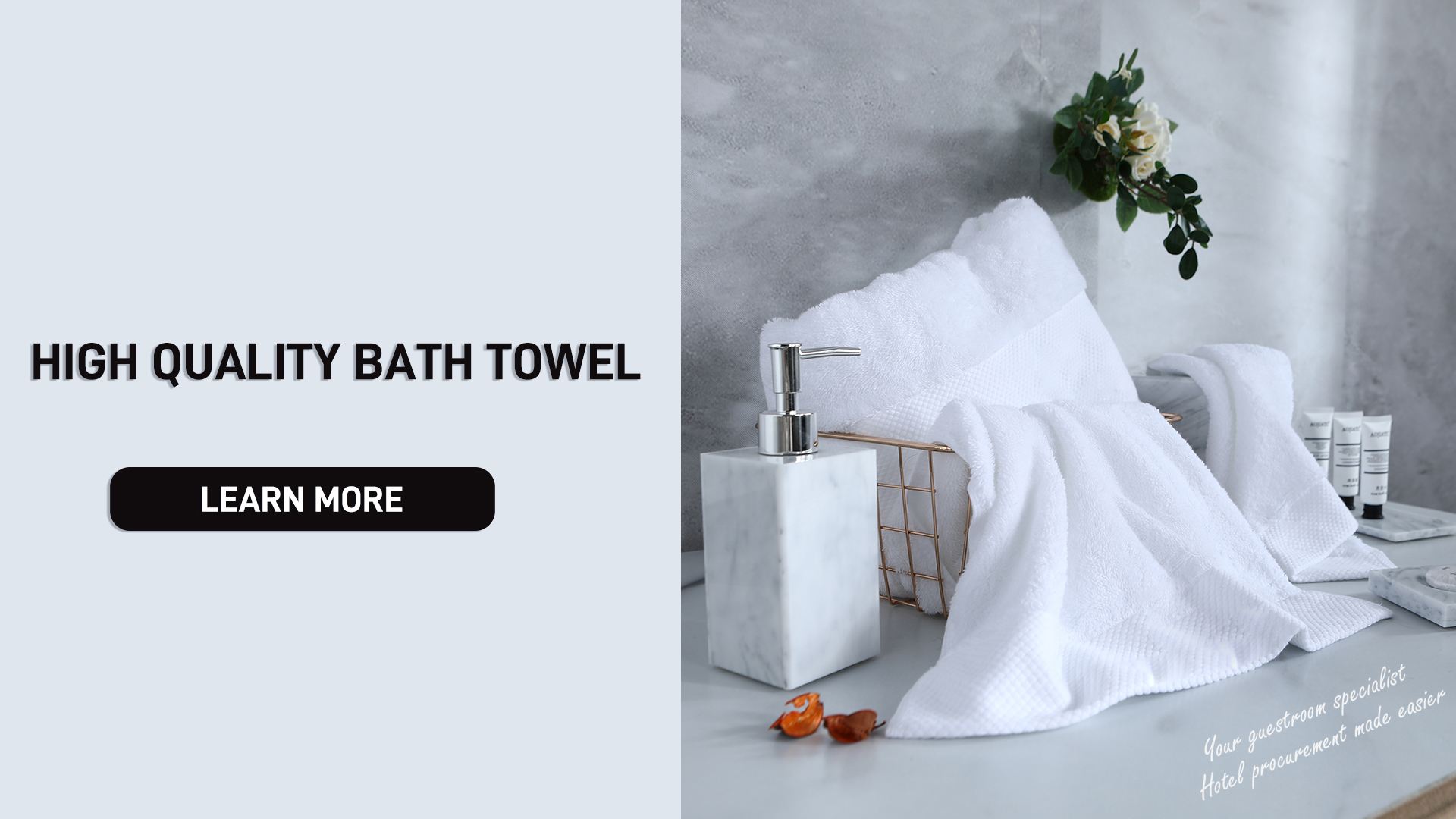 Apresentando nossa coleção premium de toalhas de hotel