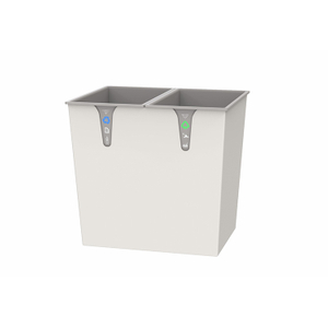 Nova reciclagem de desperdício retangular de metal cinza de luxo de luxo para hotel