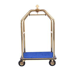 Lobby de Hotel por atacado Heavy Duty Metal Service Carrinho Carrinho Carrinho