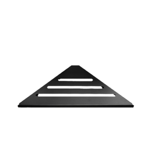 Suporte de chuveiro de canto preto para hotel 