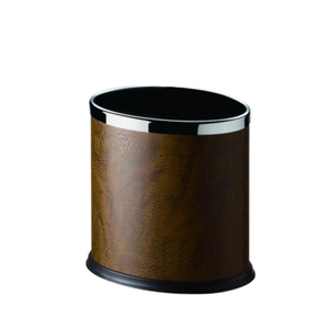 Hotel marrom Leatherette redonda em forma de pó