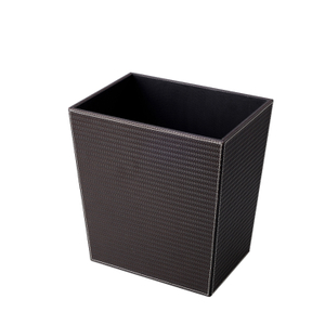 Bin de desperdício de cor de café fácil de limpar para hotel de quarto