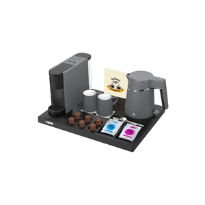 Hotel de alta qualidade Ultimate Nespresso Coffee Machine com Conjunto de bandeja de chaleira elétrica